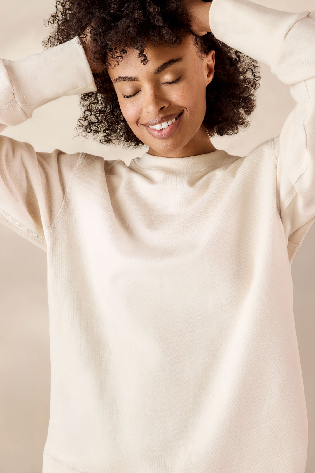 Allergy-Free Organic Cotton Pullover Sweatshirt