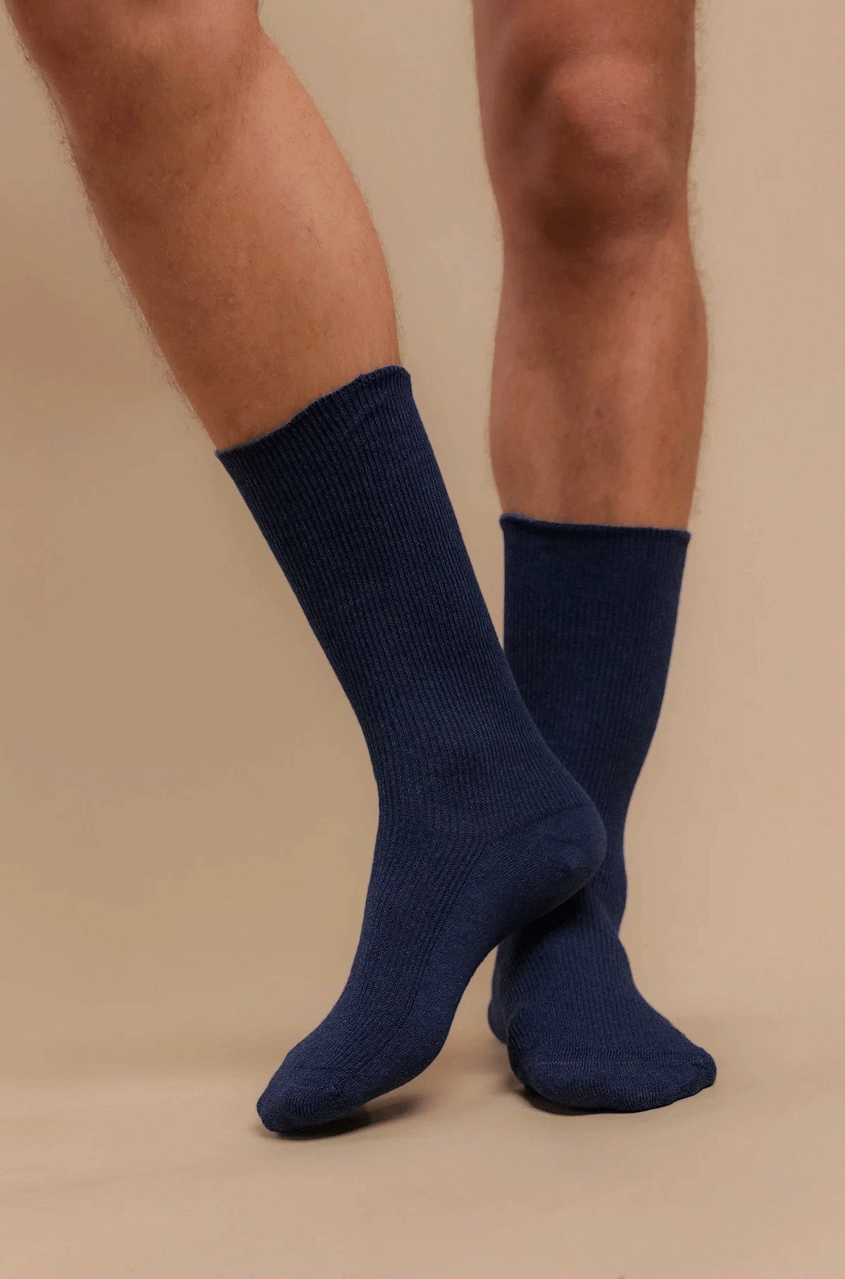 Lightweight Latex-Free 100% Organic Cotton Crew Socks (2pairs/pack)