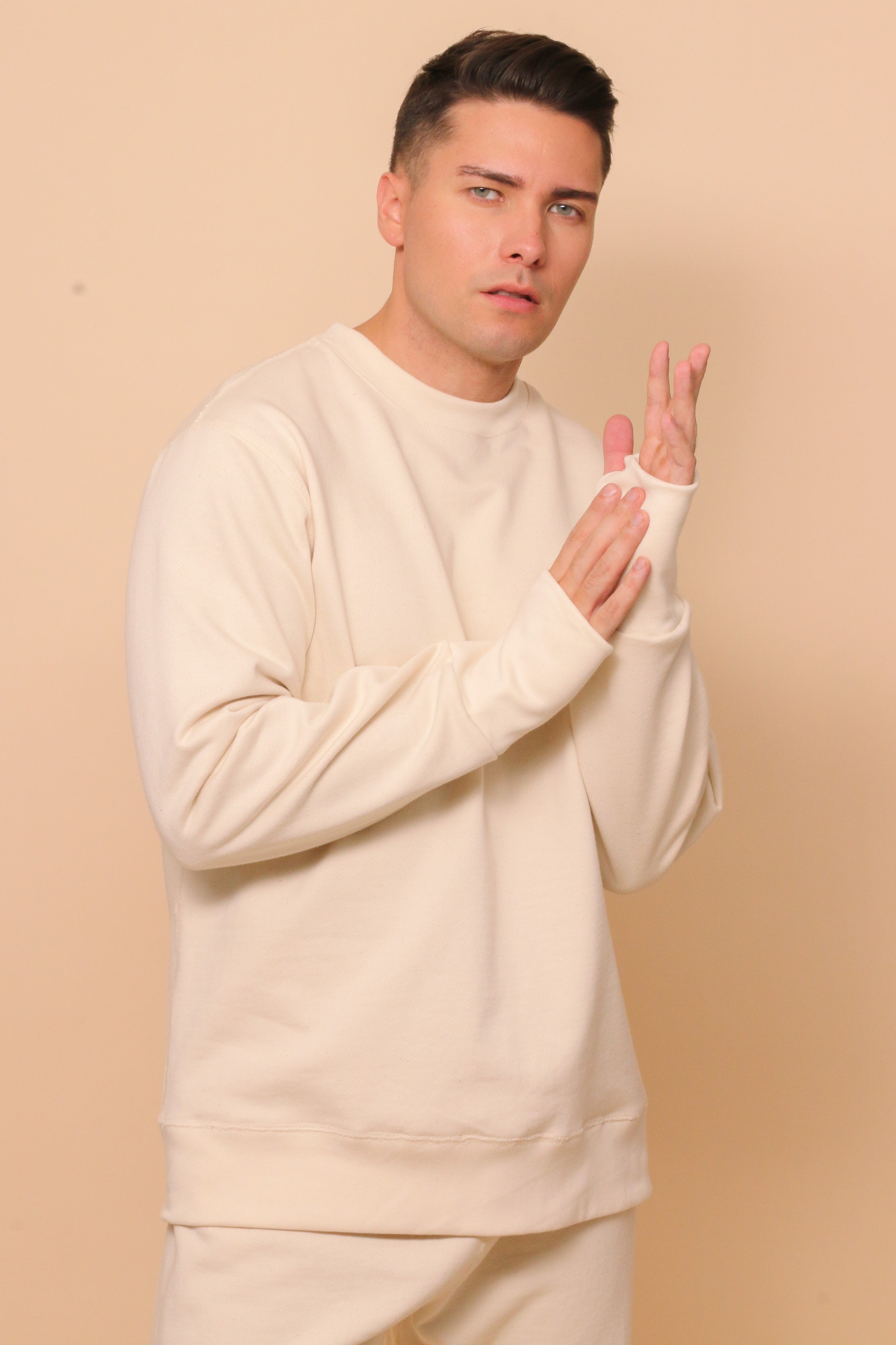 Allergy-Free Organic Cotton Pullover Sweatshirt