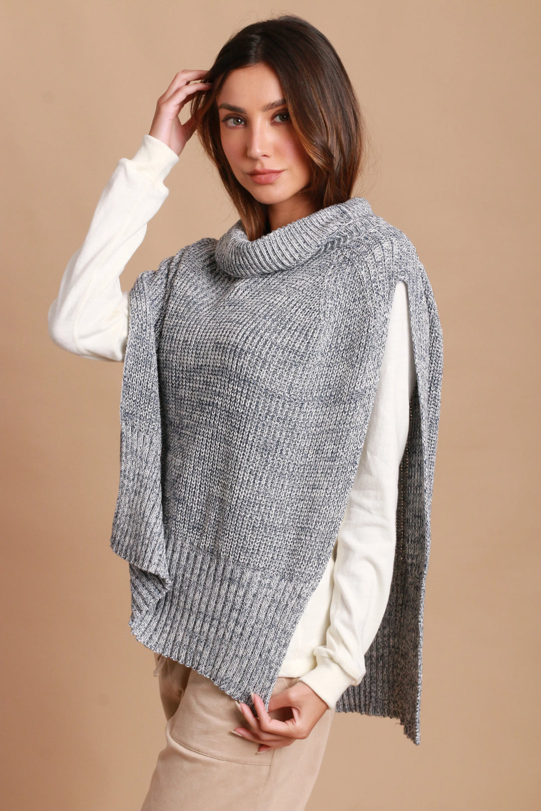 Allergiefreie Pom-Mütze für Damen