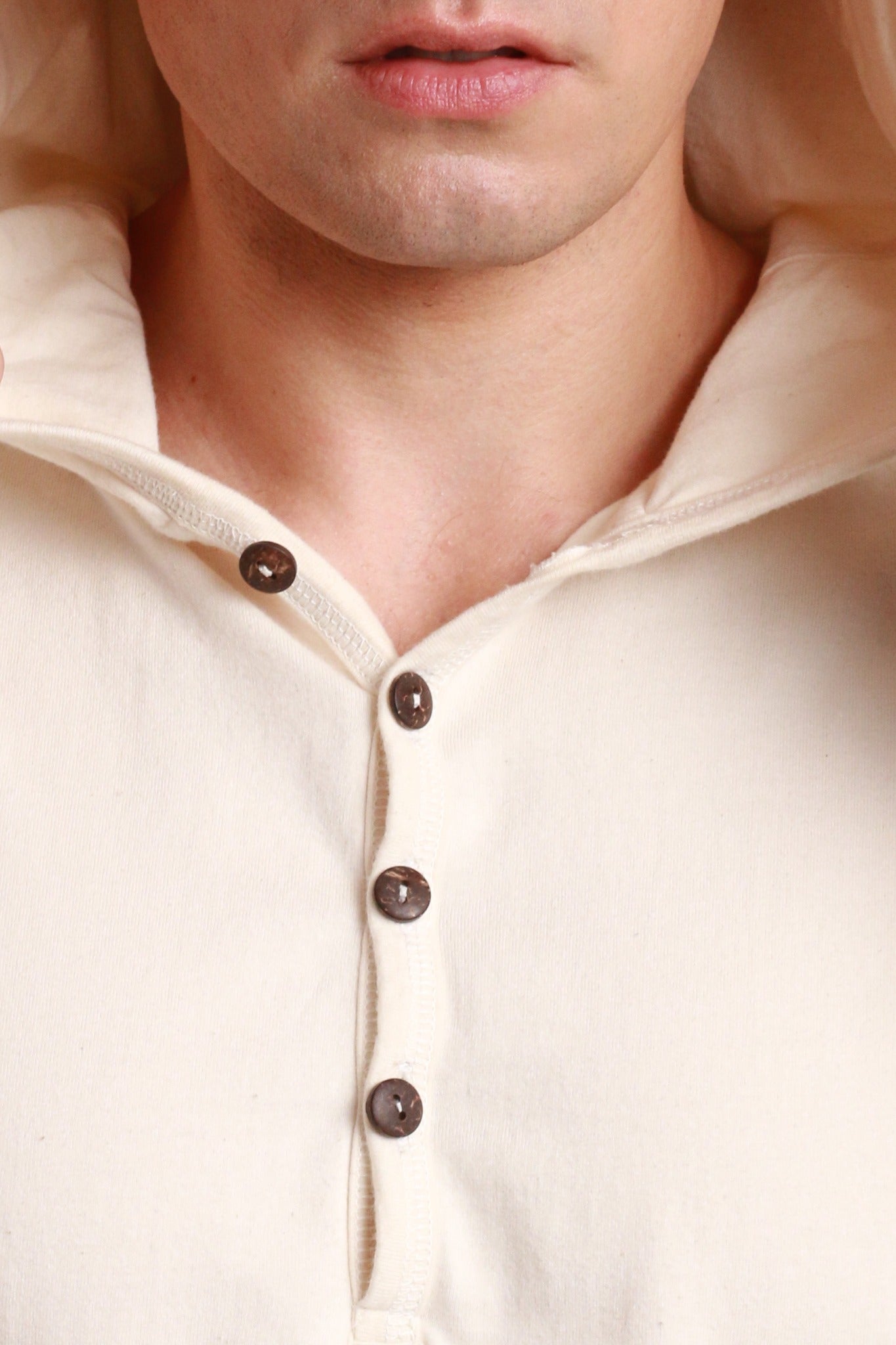 Jersey-Pullover-Hoodie für Herren mit integrierter Schlafaugenmaske