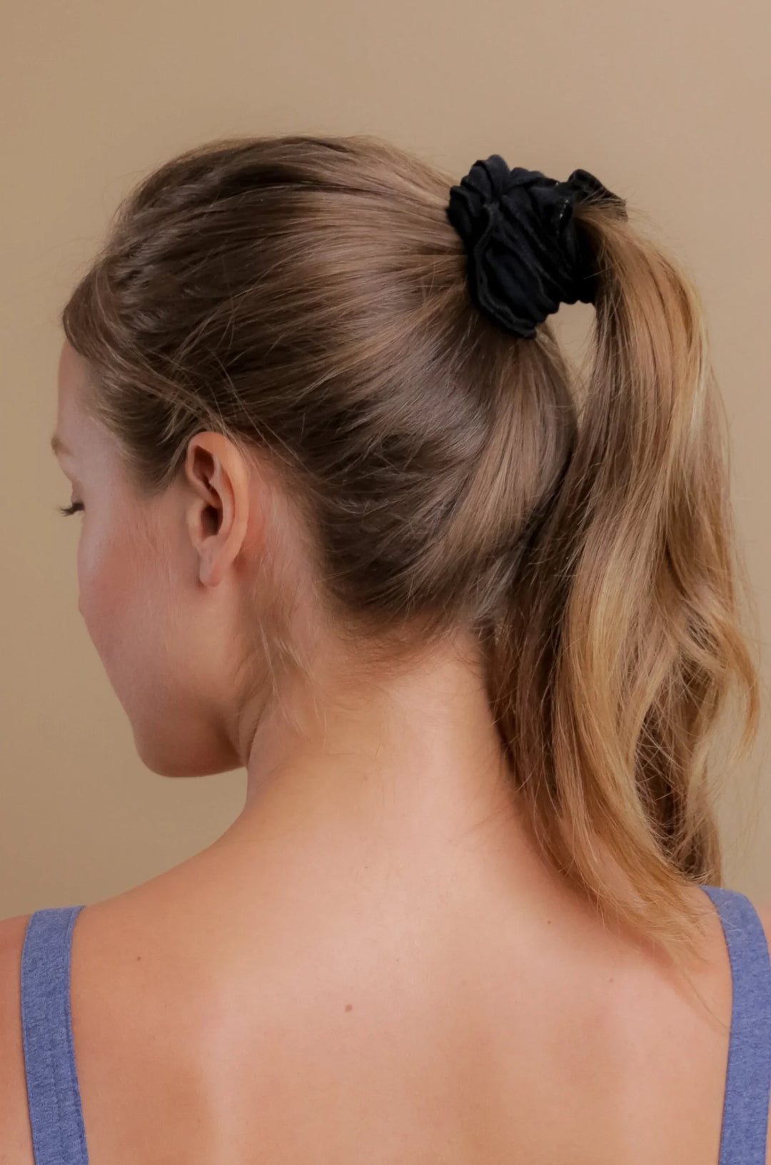 Cotton Scrunchies - 100% Organic Cotton (5/pack | Black)