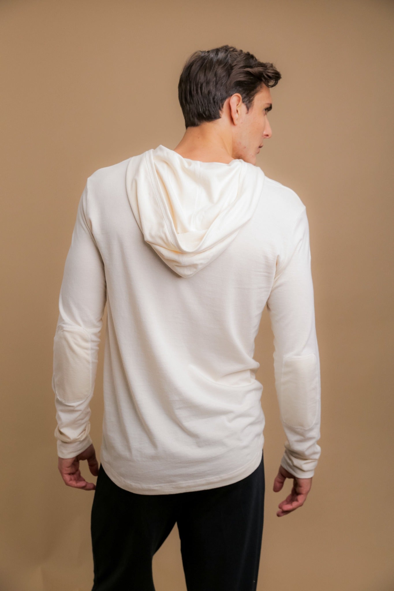 Sweat à capuche léger en jersey à manches longues pour homme