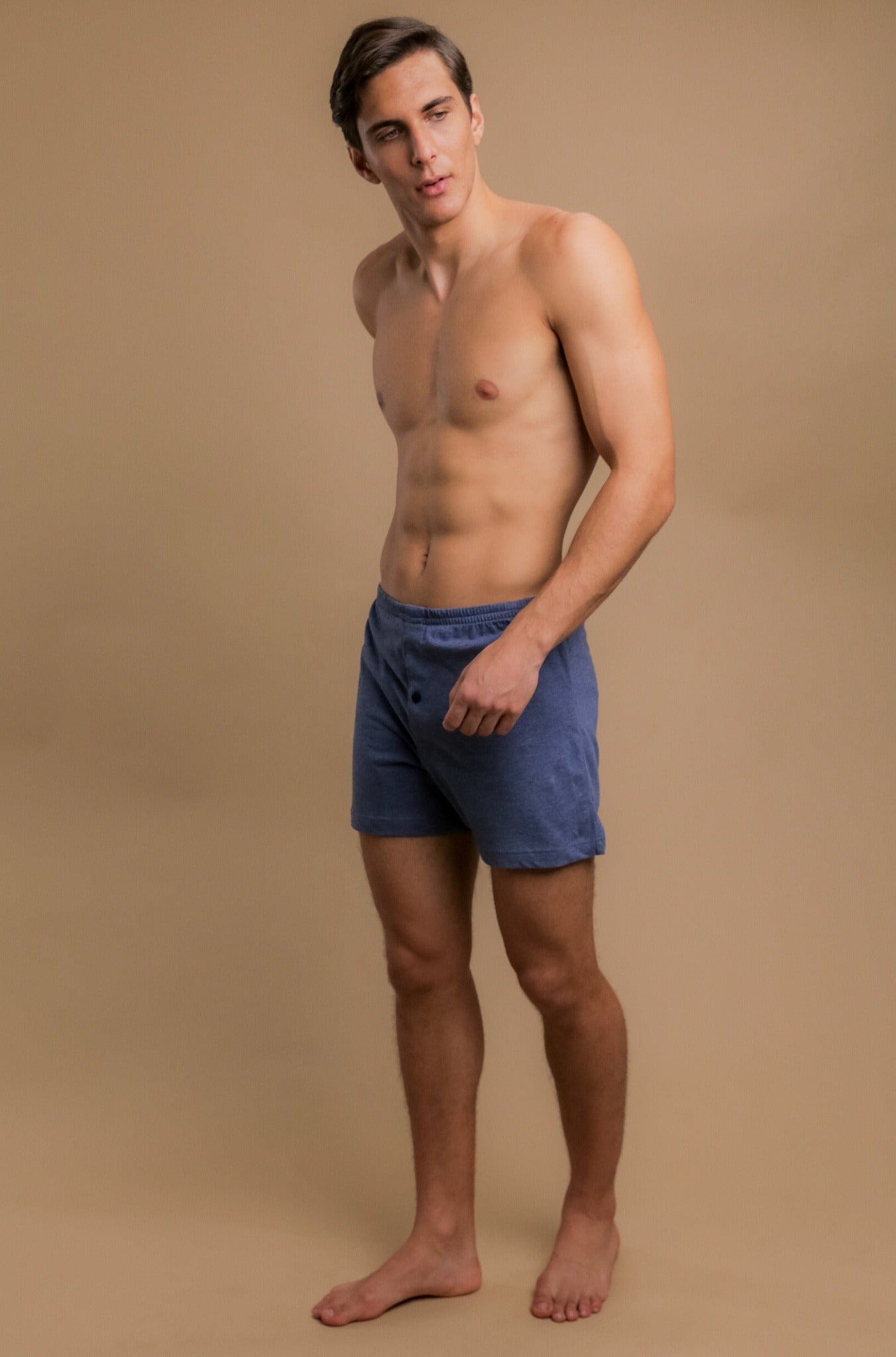 Men's Elasticized Loose Boxer Shorts