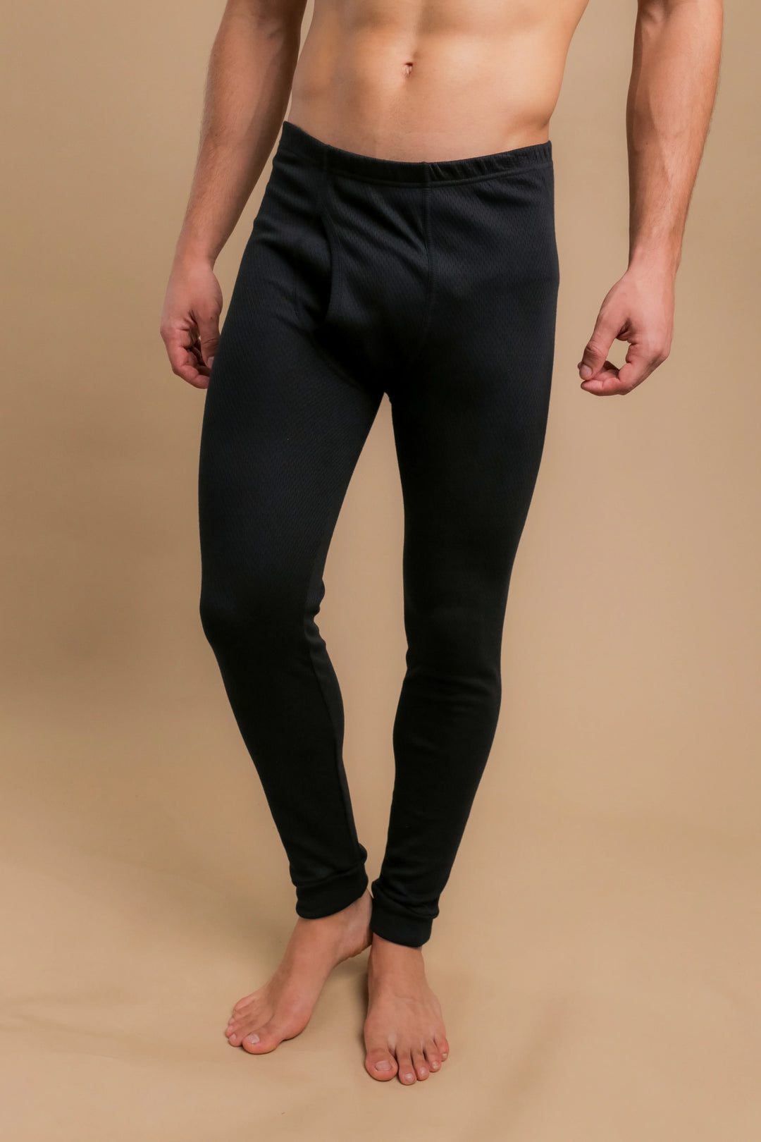 Lange Thermo-Unterhose für Herren mit Eingriff