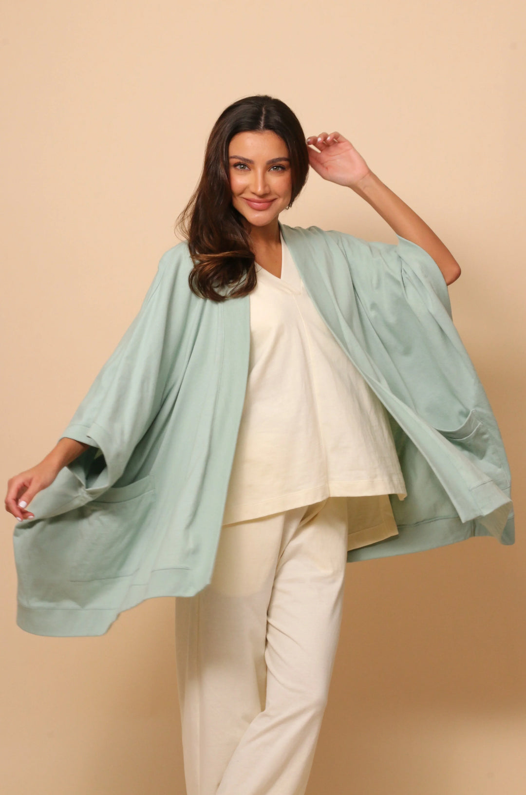 Women's Allergy-Free Amy Open-Front Cardigan