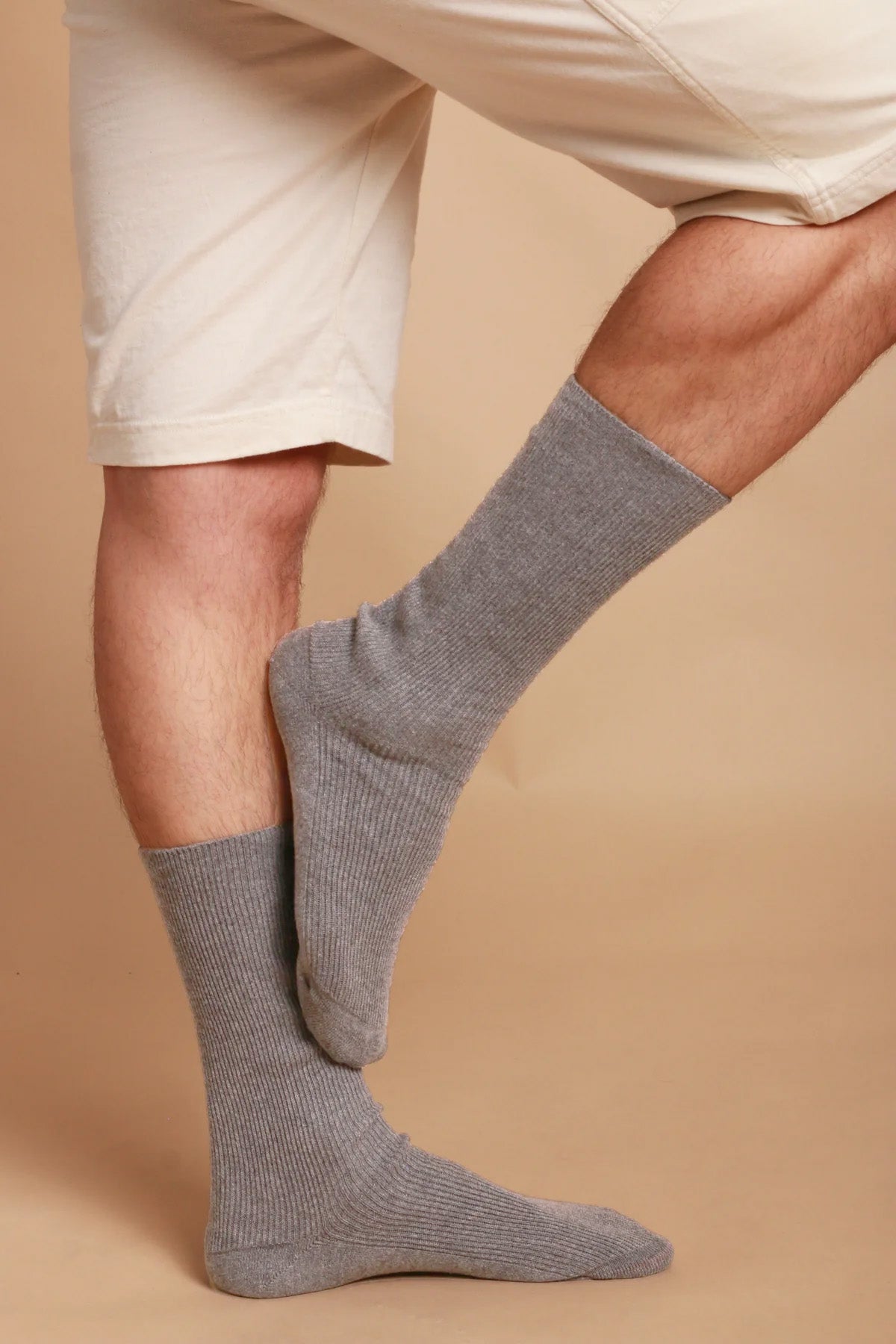 Lightweight Latex-Free 100% Organic Cotton Crew Socks (2pairs/pack)