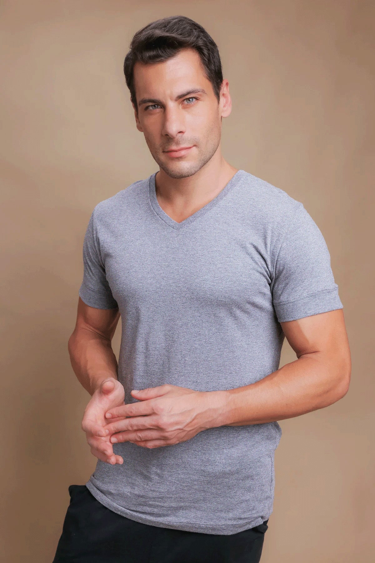 Men's Athletic V-Neck Shirt