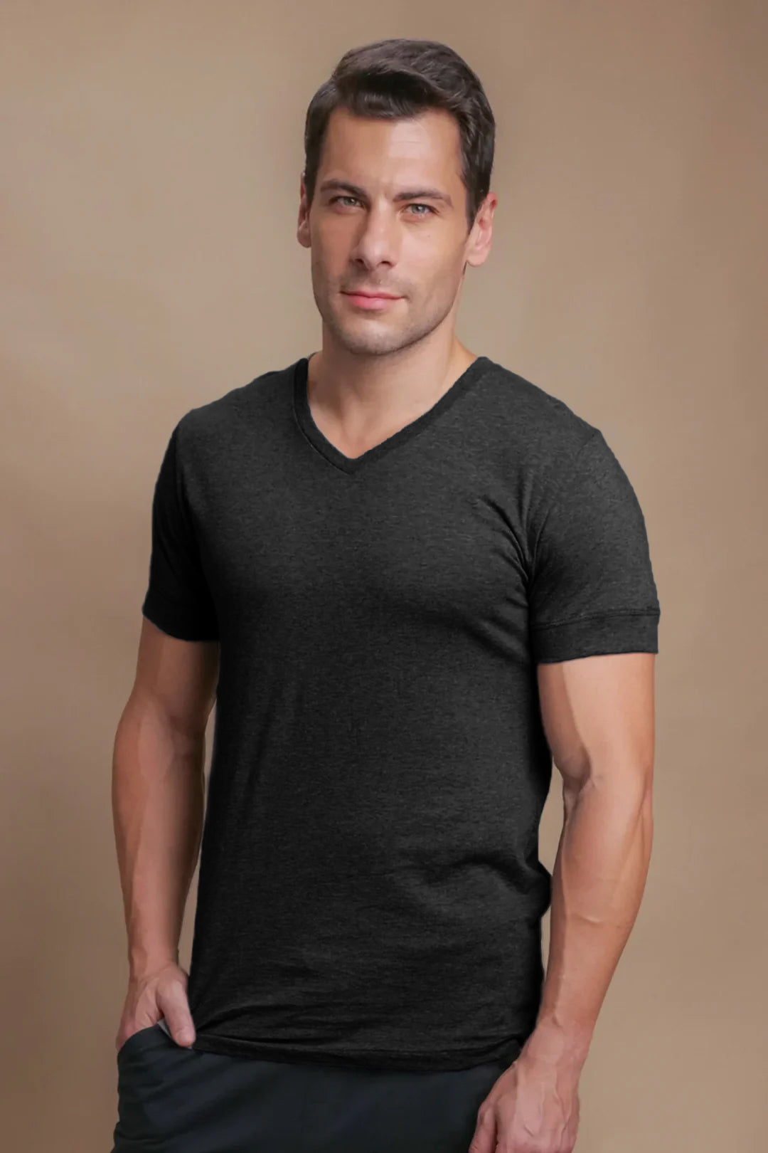 Men's Athletic V-Neck Shirt