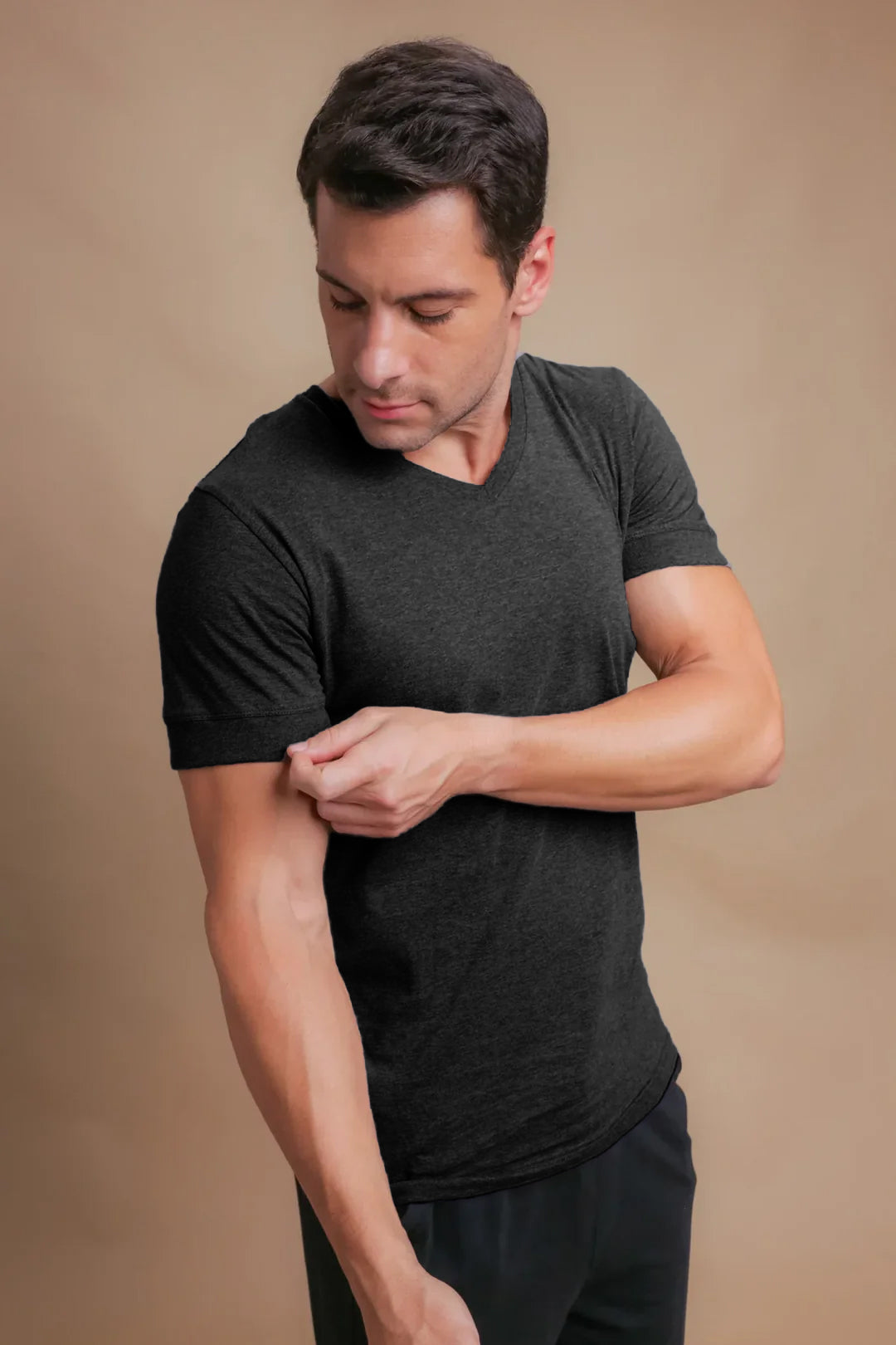 Men's Athletic V-Neck Shirt