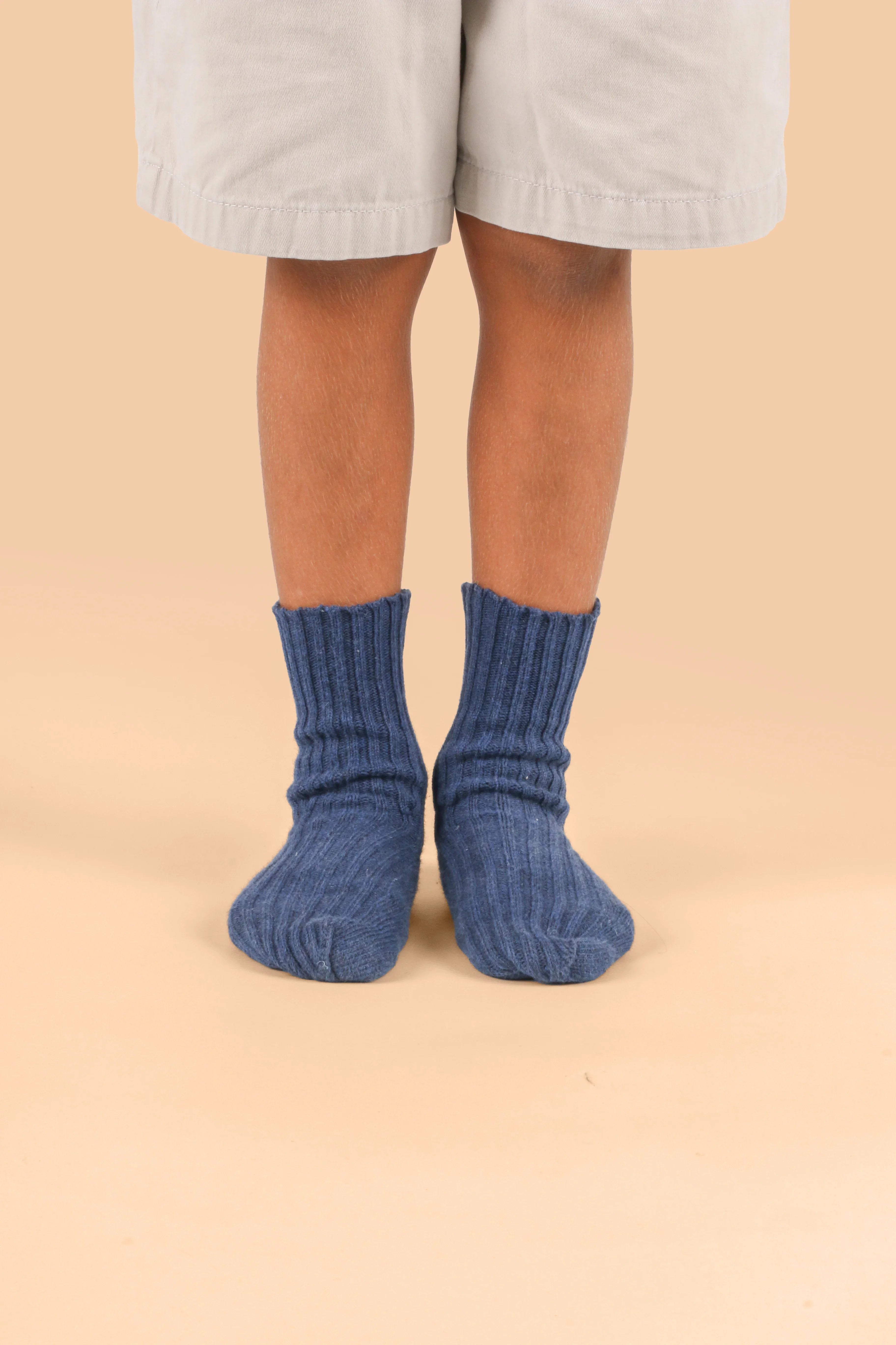 Latex-Free Organic Cotton Knitted Kids’ Socks (3pairs/pack)