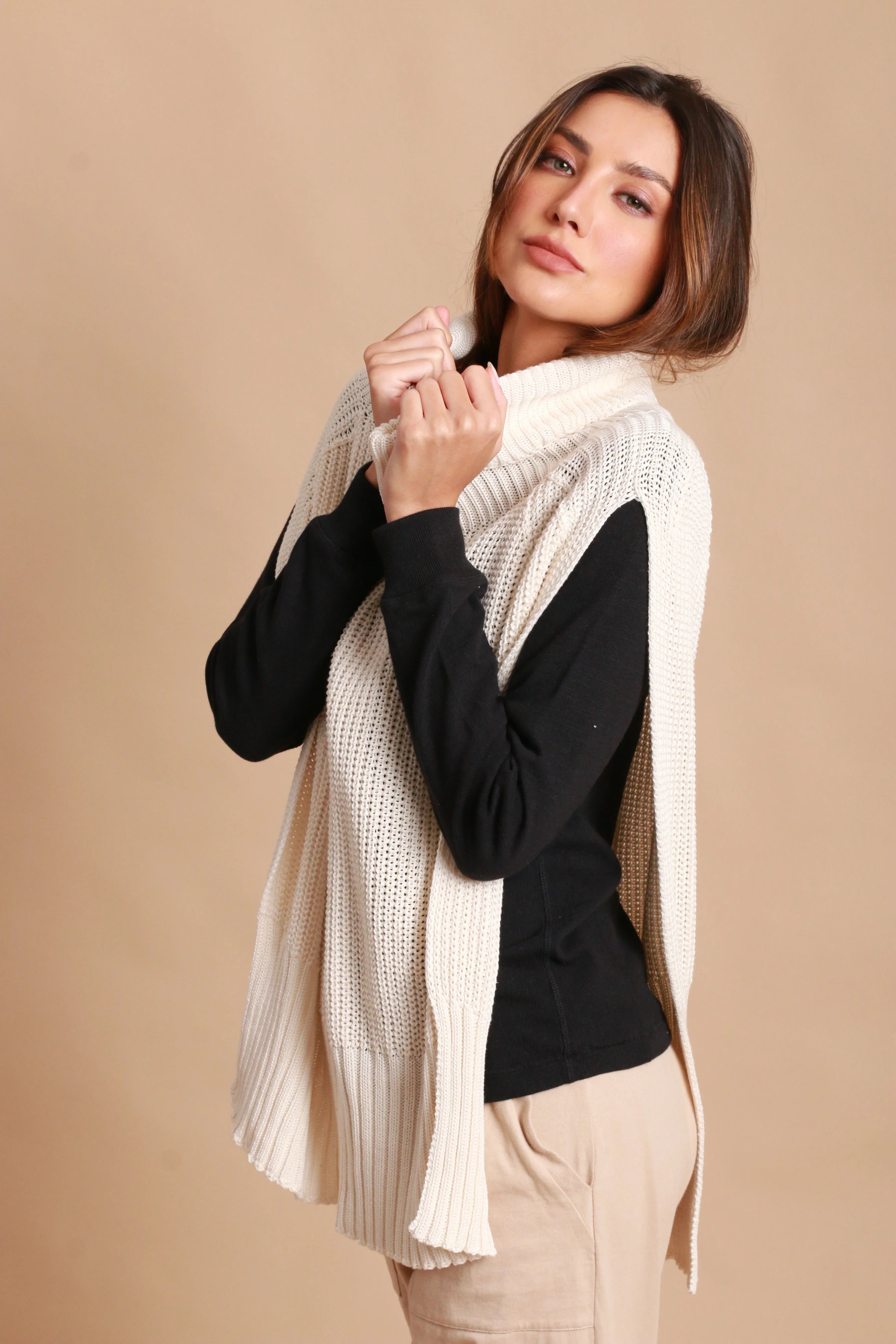 Allergiefreie Pom-Mütze für Damen 