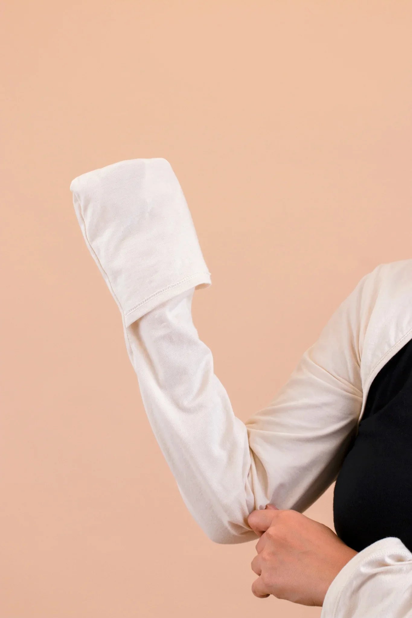 Allergiefreier Langarm-Bolero-Achselzucken mit wendbaren Fäustlingen 