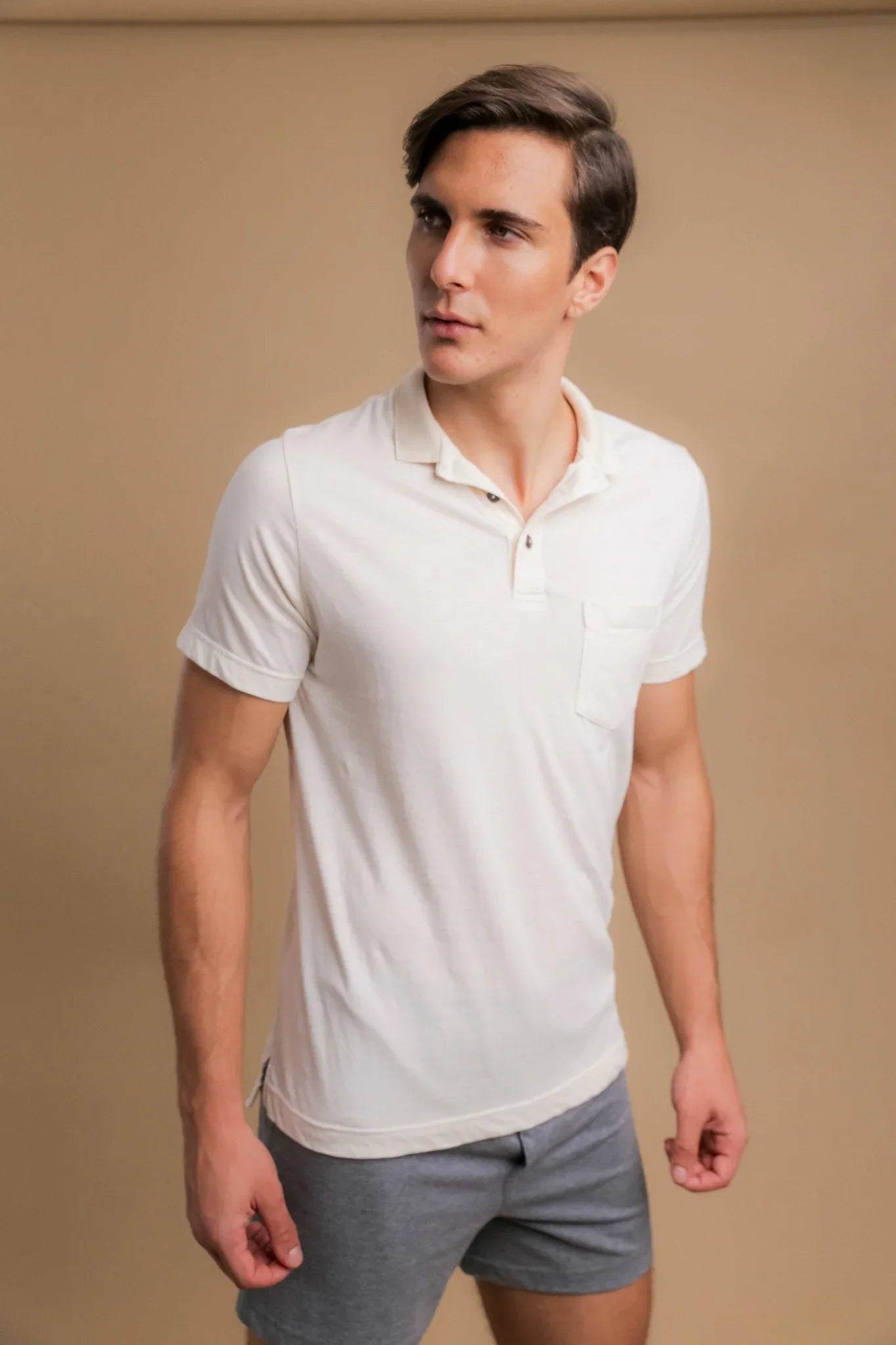 Men's Light Organic Polo Tee