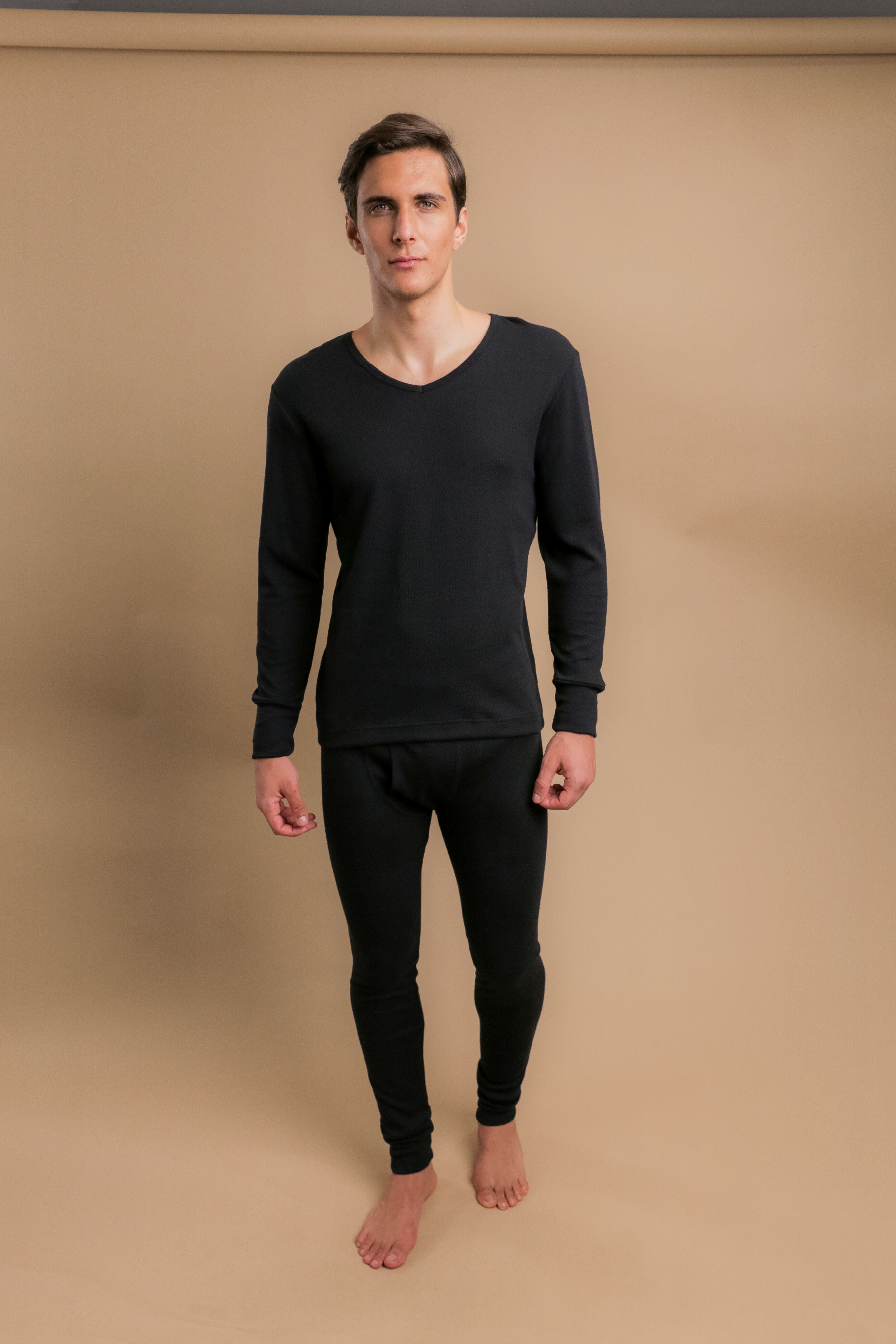 Chemise thermique à manches longues pour homme
