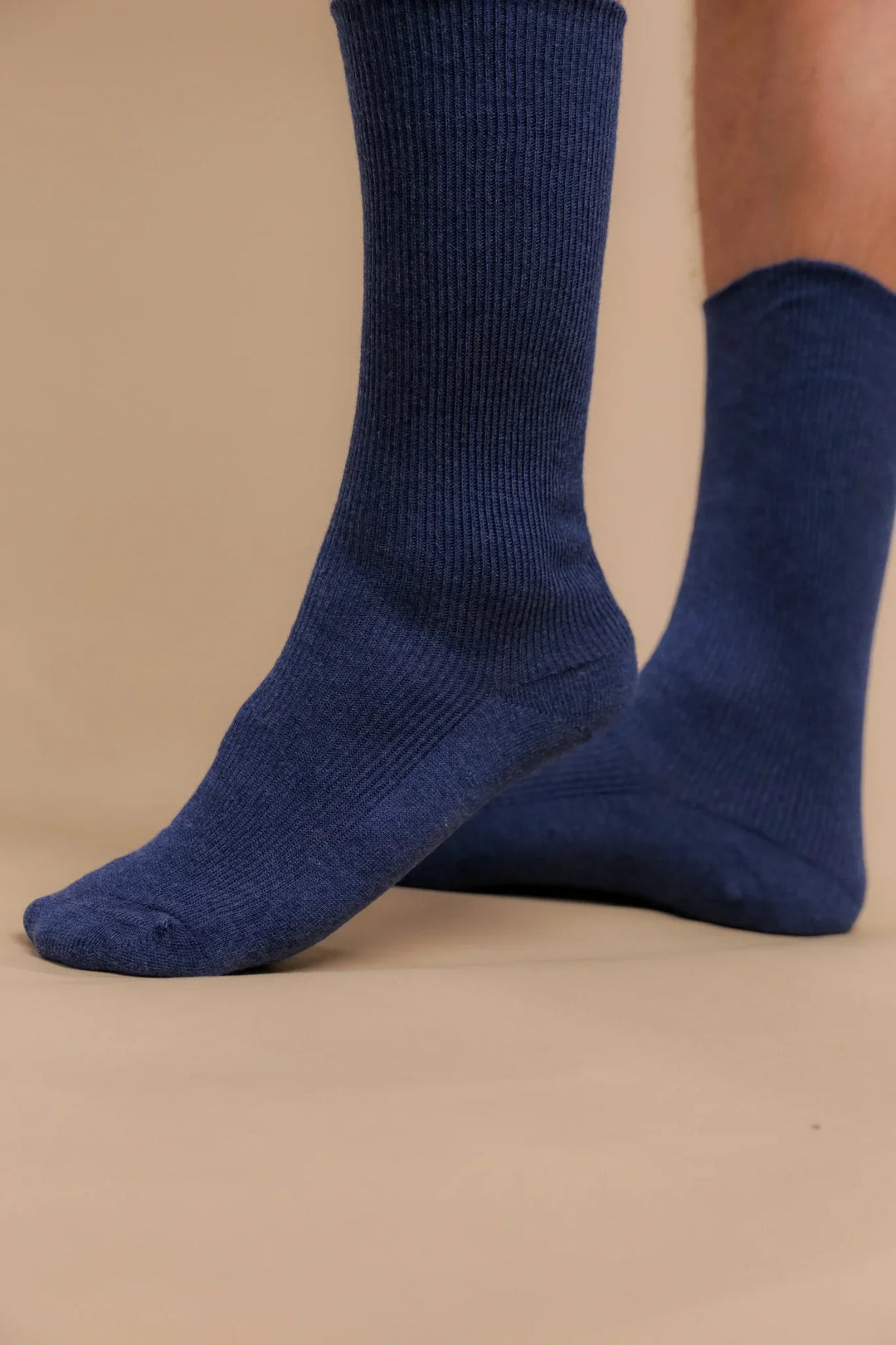 Lightweight Latex-Free 100% Organic Cotton Crew Socks (2pairs/pack) - Cottonique