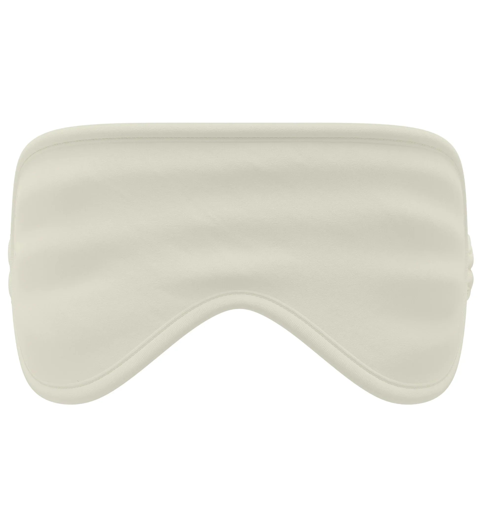 Hypoallergenic cotton sleep eye mask in milk color, allergy-free apparel by Cottonique