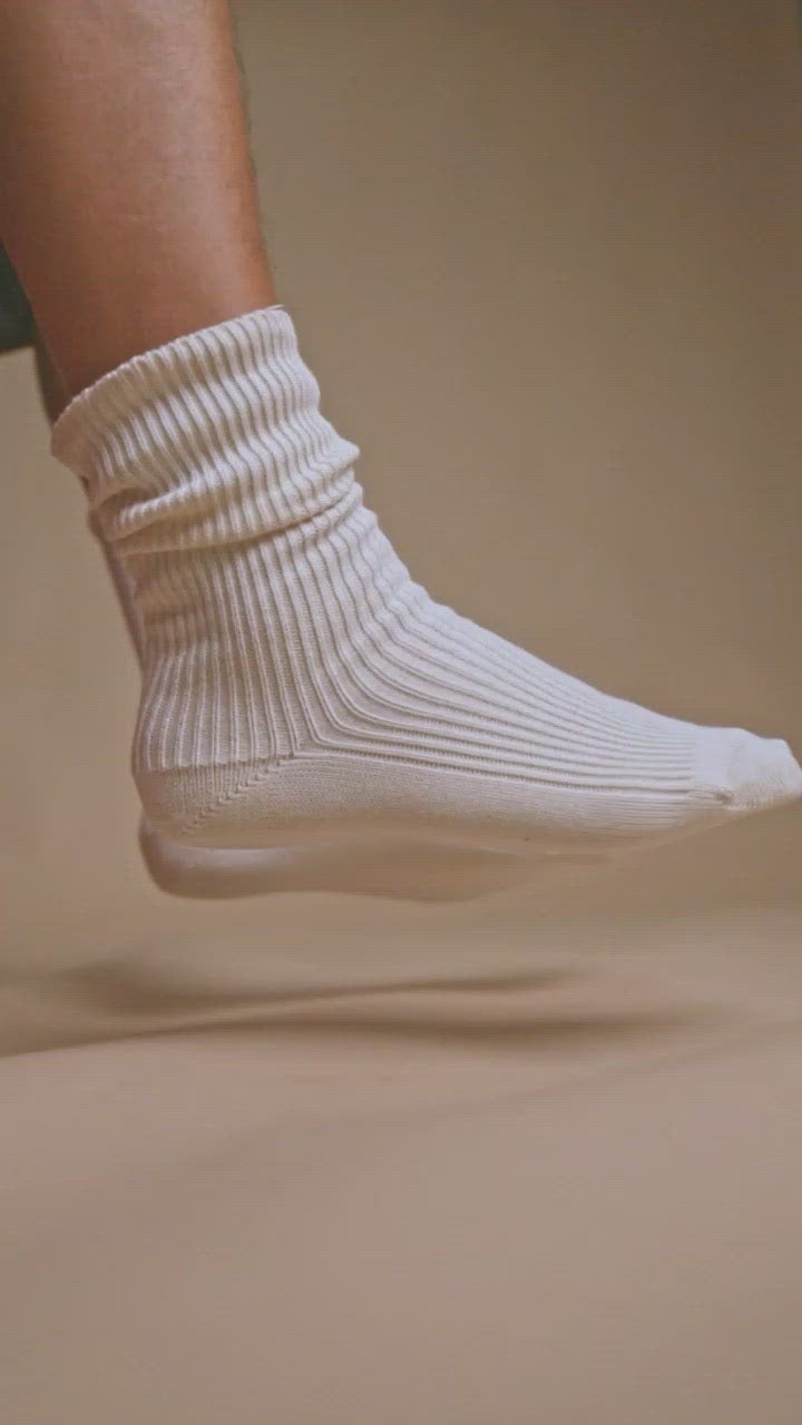 Elite Elastic-free 100% Cotton Socks (2pairs/Pack)